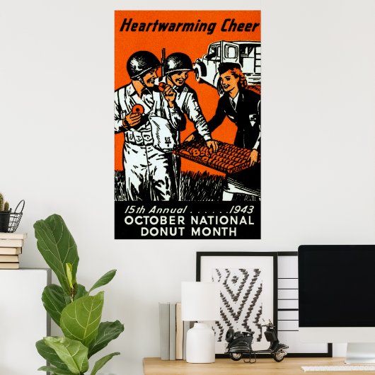 1943 Donut Poster (Thuiskantoor)