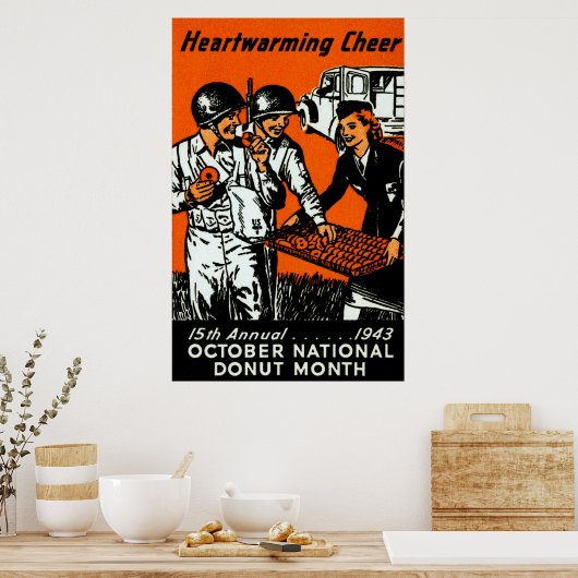 1943 Donut Poster (Keuken)