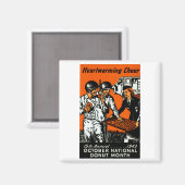 1943 Donut Poster Magneet (Voorkant / Achterkant)