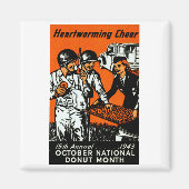 1943 Donut Poster Magneet (Voorkant)