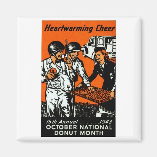 1943 Donut Poster Magneet (Voorkant)