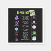 1943 Geboorte Jaar Trivia Servetten (Voorkant)