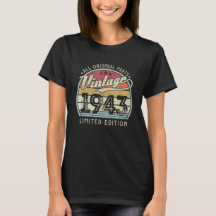 1943 Limited Edition 80 jaar oud 80th Bir T-shirt