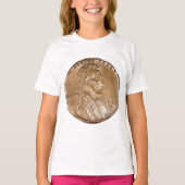 1943 Lincoln Head Copper Penny T-shirt (Voorkant)