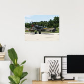 1943 Supermarine Spitfire Mk IXe. Poster (Thuiskantoor)