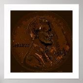 1943 Wheat Leaf Penny 8 Poster (Voorkant)