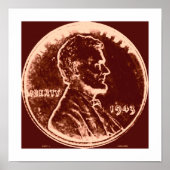 1943 Wheat Penny 5 Poster (Voorkant)