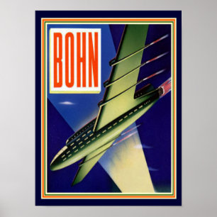 1944 Bohn Retro Futuristic Advertisement 12 x 16 Poster