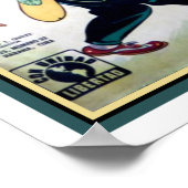 1944 Carteles Cool Cat Magazine Hoesje Poster (Hoek)