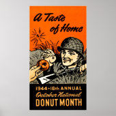 1944 Donut Poster (Voorkant)