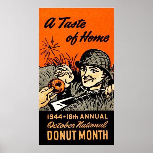 1944 Donut Poster (Voorkant)