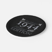 1944 Limited Edition 80 jaar oud Papieren Bordje (Gekanteld)