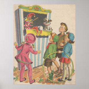 1944 Nursery Rhyme Book afbeelding Poster