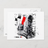 1944 Opstand in Warschau Polen Briefkaart (Voorkant / Achterkant)