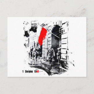 1944 Opstand in Warschau Polen Briefkaart