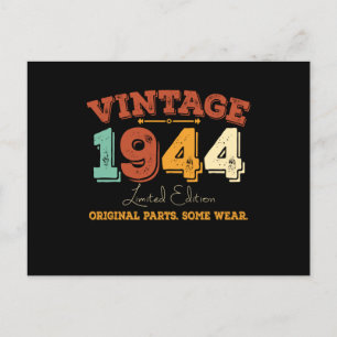  1944 Originele Delen Funny Birthday Gift Briefkaart