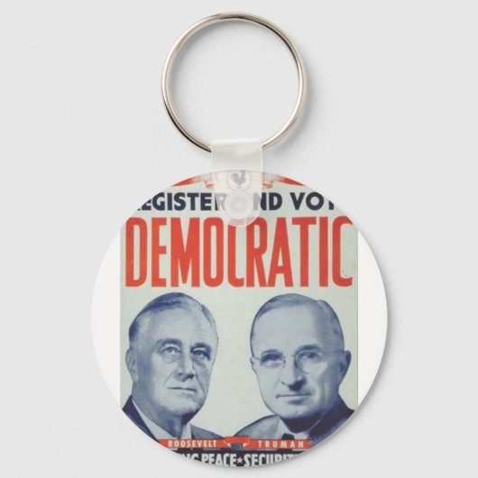 1944 Roosevelt - Truman Sleutelhanger (Voorkant)