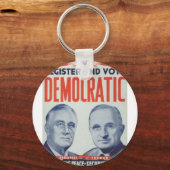 1944 Roosevelt - Truman Sleutelhanger (Voorkant)