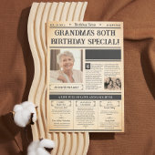  1945 80ste Verjaardag Poster - Gepersonaliseerde  Feestdagenkaart