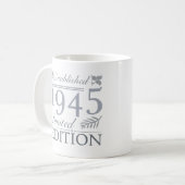 1945 Limited Edition 80ste verjaardag Koffiemok (Voorkant links)
