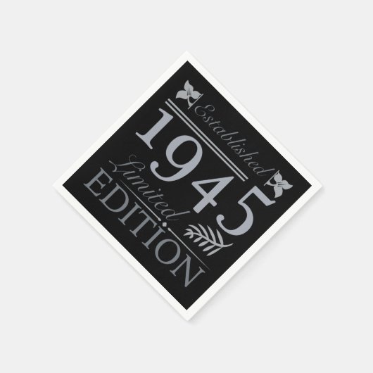 1945 Limited Edition 80ste verjaardag Servet (Hoek)