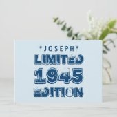 1945 of 1945 jaar of 2010 Limited Edition 70th V3Z Kaart (Staand voorkant)