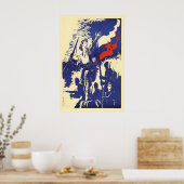 1945 Poster SFR Joegoslavië Partizanen Josip Broz (Keuken)