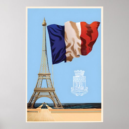1945 Poster ter viering van de bevrijding van Fran (Voorkant)