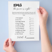 1945 Prijs is Juist Spel Flyer (Hand)