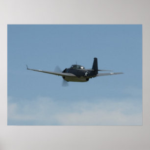 1945 TBM-3E "Avenger". Poster
