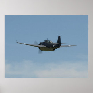 1945 TBM-3E "Avenger". Poster