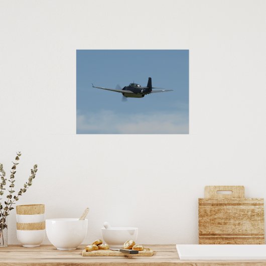 1945 TBM-3E "Avenger". Poster (Keuken)