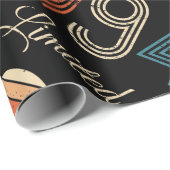 1945 Vintage 80ste verjaardag Cadeaupapier (Rol Hoek)