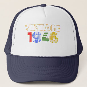 1946 , 75e verjaardag van de cadeau trucker pet