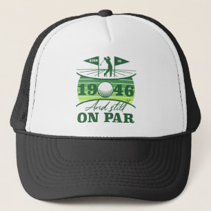 1946 80e verjaardag golf liefhebbers trucker pet