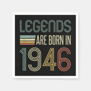1946 80e verjaardag Legenden Servet