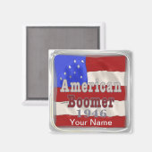 1946 Birthday Baby Boomer Magneet (Voorkant / Achterkant)