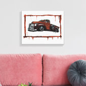 1946 Chevrolet pick-up truck Canvas Afdruk (Insitu (Woonkamer))