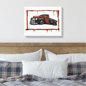 1946 Chevrolet pick-up truck Canvas Afdruk (Insitu (Slaapkamer))