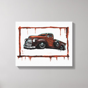 1946 Chevrolet Pickup Truck Canvas Afdruk