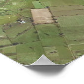 1946 Luchtfoto Kenilworth PA Poster (Hoek)