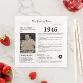 1946 Newspaper Birthday Paper Napkin Servet (Insitu)