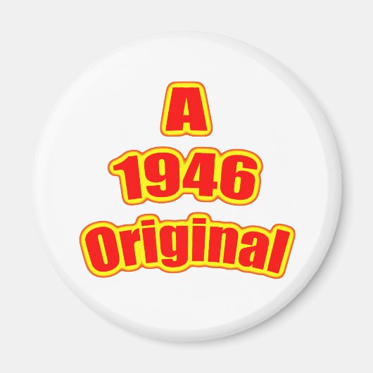 1946 Origineel rood Magneet (Voorkant)