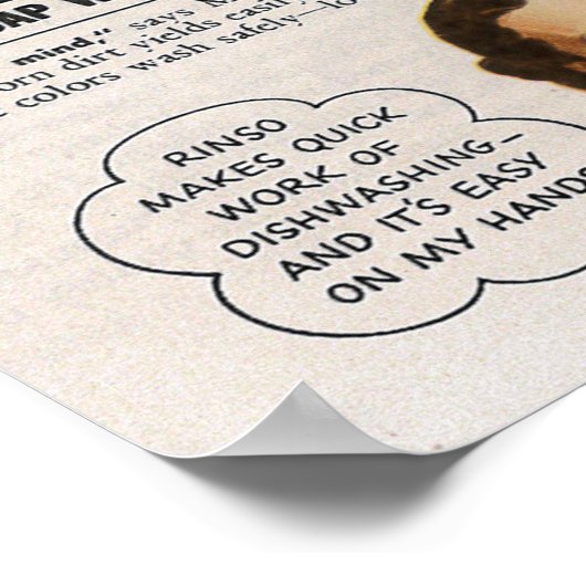 1946 Rinso Detergent AD Poster (Hoek)