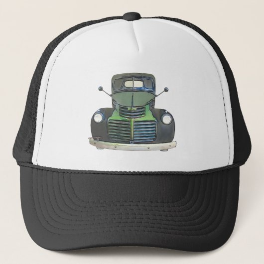 1947 Antiek Vrachtwagen Trucker Pet (Voorkant)
