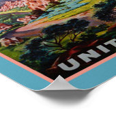 1947 Colorado Reizen advertentie Poster (Hoek)