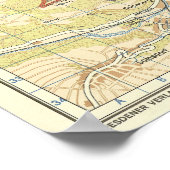 1947 Dresden City Map, German Urban Design Poster (Hoek)