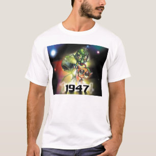 1947 drievoudig buitenaards t-shirt