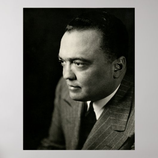 1947 FBI-architector J. Edgar Hoover Poster (Voorkant)