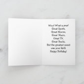 1947 Great Events Birthday Card Kaart (Binnen)